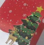 Obrázek k výrobku 27348 - Vianočná darčeková taška červená (35 x 24 x 14 cm)