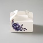 Obrázek k výrobku 26260 - Výslužková krabica s rukoväťou Lila 13x9x7cm