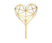 Detail k výrobkuZápich Diamantové srdce zlaté 
