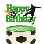 Detail k výrobkuZápich do torty Happy birthday Futbal (1 ks)